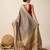 grey banarasi silk blend saree