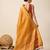 yellow banarasi silk blend saree