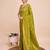 light_green gold jari weaving silk blend saree