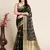 black semi cotton saree with blouse