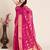 pink semi cotton saree with blouse
