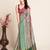 beige silk blend saree with contrast zari border pallu and matching blouse