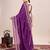 wine silk blend saree with contrast zari border pallu and matching blouse