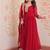 Faux georgette with embroidered work wedding gown dupatta