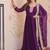 Faux georgette with embroidered work wedding gown dupatta