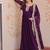 Faux georgette with embroidered work wedding gown dupatta