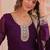 Faux georgette with embroidered work wedding gown dupatta