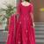 Star georgette with embroidered work wedding gown dupatta