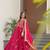 Star georgette with embroidered work wedding gown dupatta