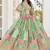 pista green chinon dori embroidered lehenga choli