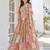 beige chinon silk zari embroidered lehenga choli