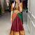 maroon cotton zari weaving lehenga choli with dupatta