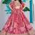 pink chinon thread embroidered wedding wear lehenga choli