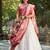 white jacquard silk zari work lehenga choli with dupatta