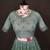 pista green net floral embroidered lehenga choli