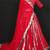 red georgette sequins party wear lehenga choli