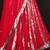 red georgette sequins party wear lehenga choli