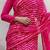 rani pink georgette sequins work party wear lehenga saree