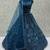 blue net embroidered designer lehenga choli with dupatta