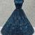 blue net embroidered designer lehenga choli with dupatta