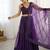 wine net sequins work wedding wear lehenga choli with dupatta