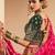 orange banarasi silk wedding wear lehenga choli with dupatta