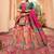 hot pink zari weaving banarasi silk lehenga choli