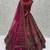pink embroidered bridal lehenga choli with double dupatta