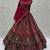 pink embroidered bridal lehenga choli with double dupatta
