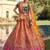mustard yellow banarasi silk designer lehenga choli with dupatta