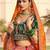 mustard yellow banarasi silk designer lehenga choli with dupatta