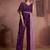 Wine organza two-piece co-ord set with cutdana & moti hand embroidery