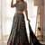 black georgette sequins embroidered party wear lehenga choli