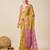 yellow woven banarasi semi cotton saree