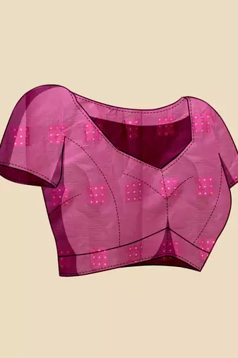 seagreen soft semi cotton saree with blouse piece