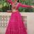 Rani Georgette Print With Embroidery Work Navratri Lehenga choli