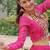 Rani Georgette Print With Embroidery Work Navratri Lehenga choli