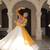yellow Georgette Print With Embroidery Work Navratri Lehenga choli