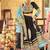 Black Rayon Embroidery Work Navratri Lehenga choli