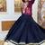 Multi Colour Rayon Embroidery Work Navratri Lehenga choli