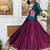 Multi Colour Rayon Embroidery Work Navratri Lehenga choli