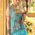 Sky Blue Chinnon Embroidery Work Navratri Lehenga choli