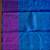 Peacock blue kanchipuram silk saree