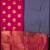 Lavender purple soft silk  jaquard weave saree