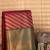 Purple and green zari weaven semi silk saree