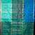 Blue and green mubbagam silk saree