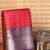 Red kanjivaram semi silk saree