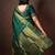 Dark green kanjivaram silk saree