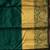 Dark green kanjivaram silk saree