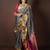 Grey kanchipuram silk saree
